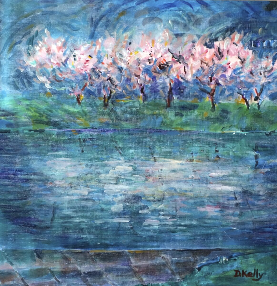 Cherry Blossoms on the Tsurumi River