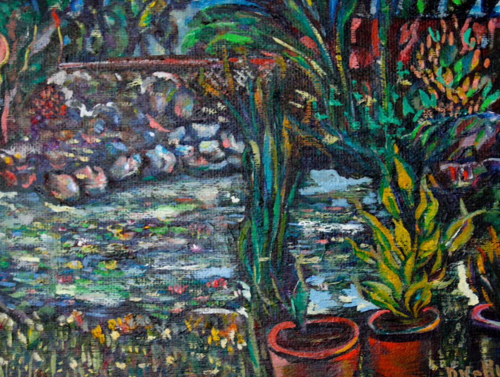 Backyard Garden Pond
